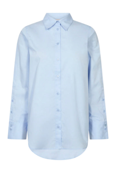 MMWinola Cotton Twil Shirt Light Blue - 182350 Thumbnail
