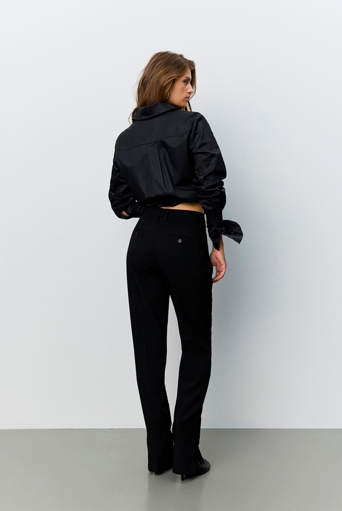 Luminasw Slim Fit Trousers Black - S264386