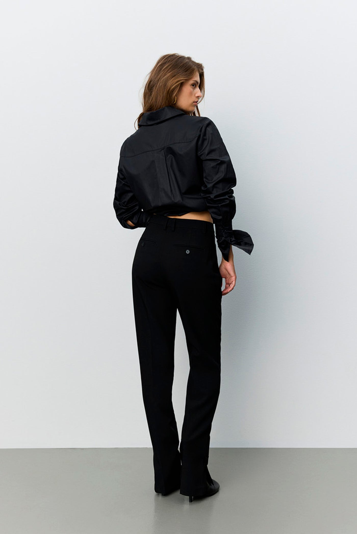 Luminasw Slim Fit Trousers Black - S264386
