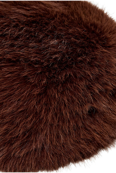 Dorasw Faux Fur Hat Brown - S264921 Thumbnail
