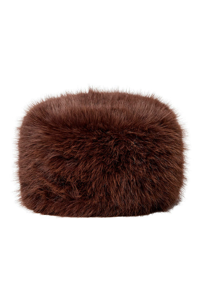 Dorasw Faux Fur Hat Brown - S264921 Thumbnail