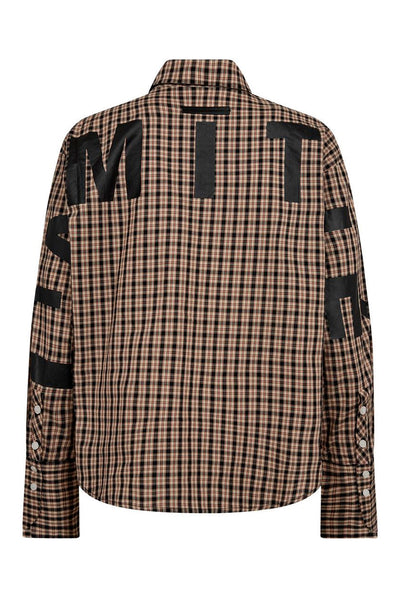 Maxi Logo Dessert Check Shirt Dessert - HL10813 Thumbnail