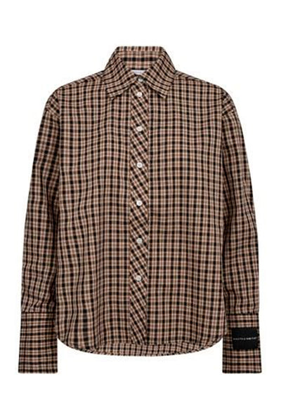 Maxi Logo Dessert Check Shirt Dessert - HL10813 Thumbnail
