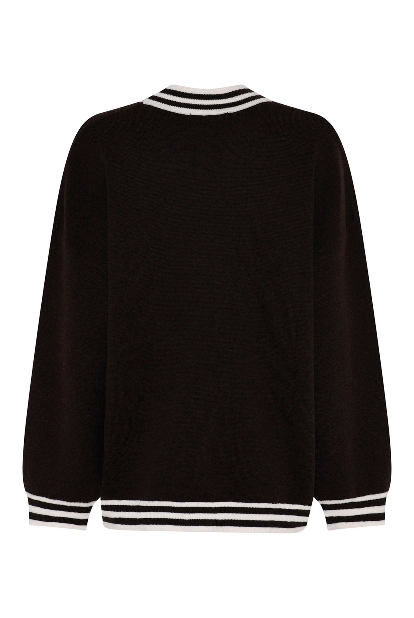 ChalinaBBSira knit cardigan Dark brown - BBW5165