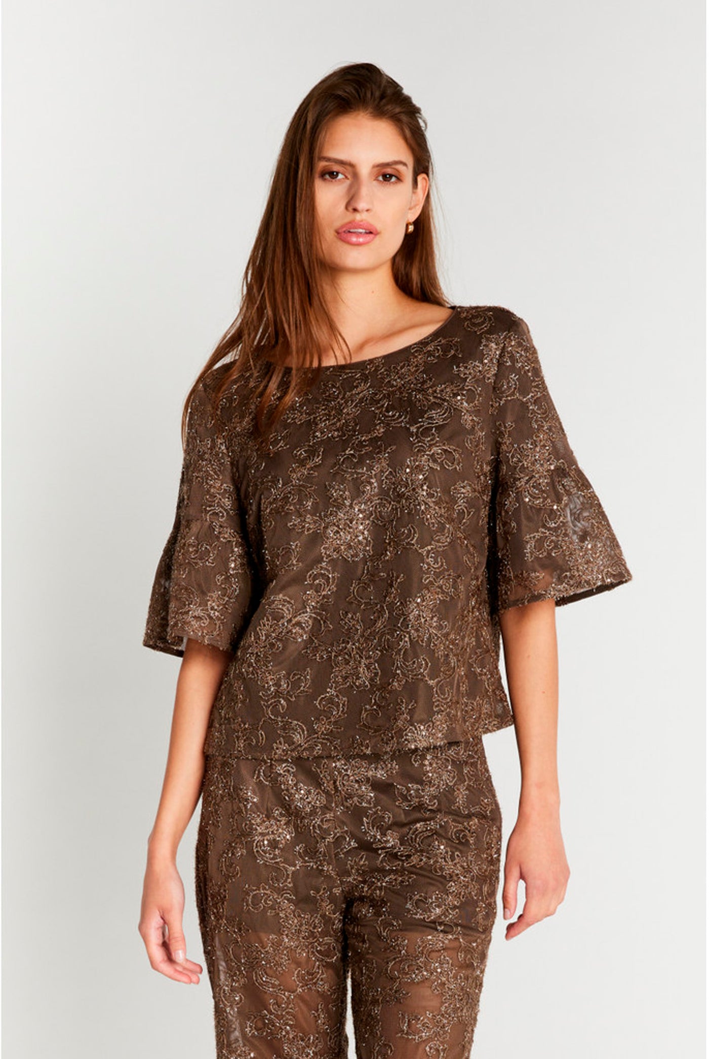 PholidoBBCarlie blouse Brown - BBW5173