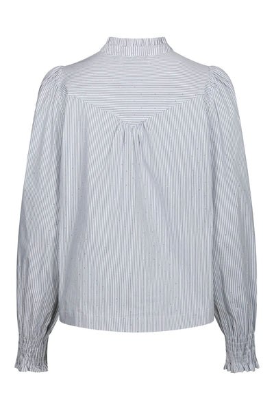 Astrida Stripe Stone Blouse White - 167292 Thumbnail