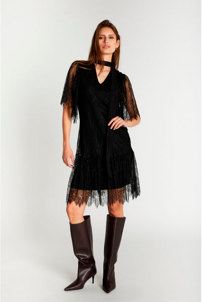 LaccoBBZuzana dress Black - BBW5117 Thumbnail