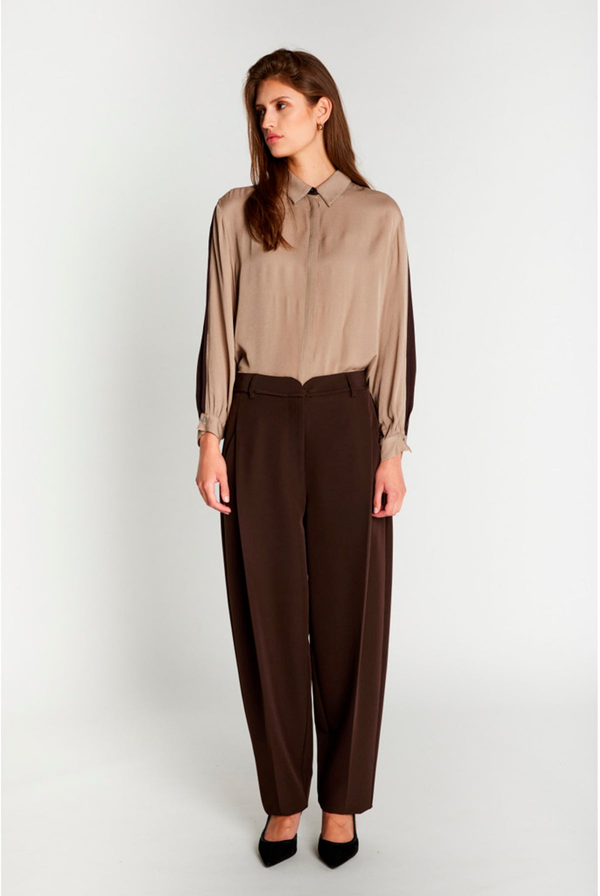 RubySusBBJonat pants Dark brown - BBW5203