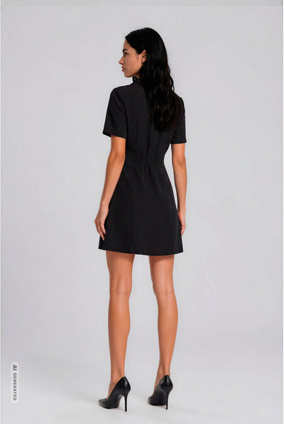 RubySusBBZendia dress Dark brown - BBW5204 Thumbnail