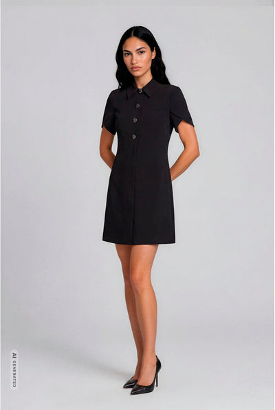 RubySusBBZendia dress Dark brown - BBW5204 Thumbnail