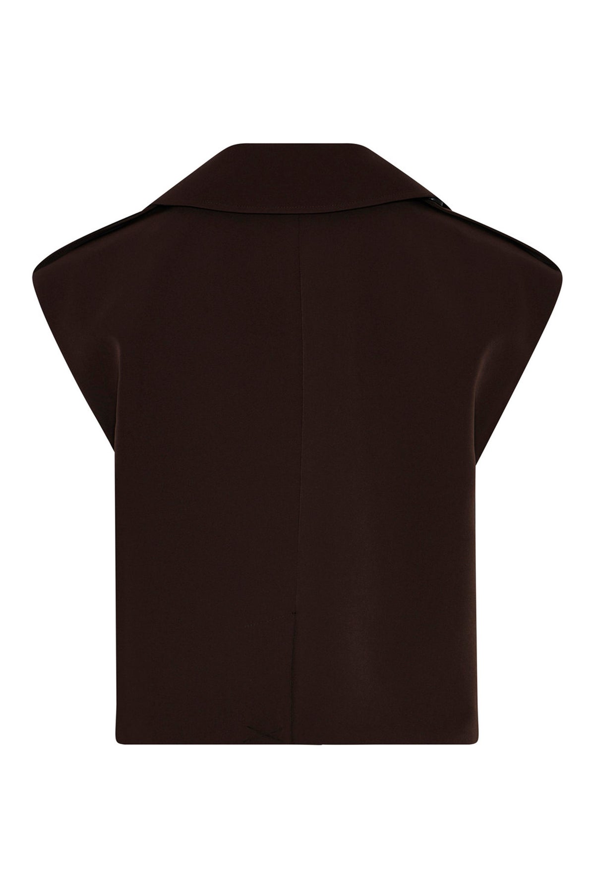 RubySusBBLita waistcoat Dark brown - BBW5206
