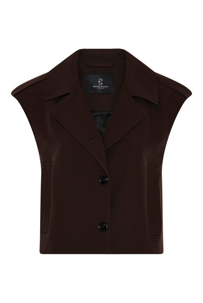 RubySusBBLita waistcoat Dark brown - BBW5206 Thumbnail
