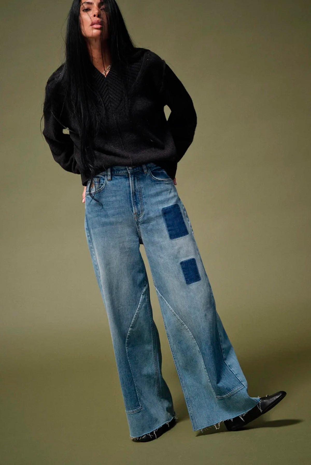 MMHSADDLE RISE Light Blue Denim - 800319