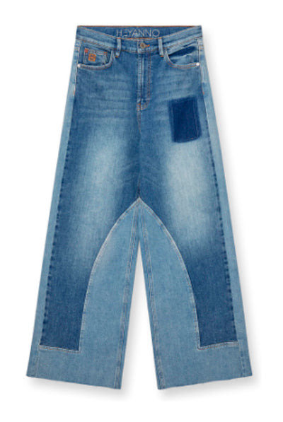 MMHSADDLE RISE Light Blue Denim - 800319 Thumbnail