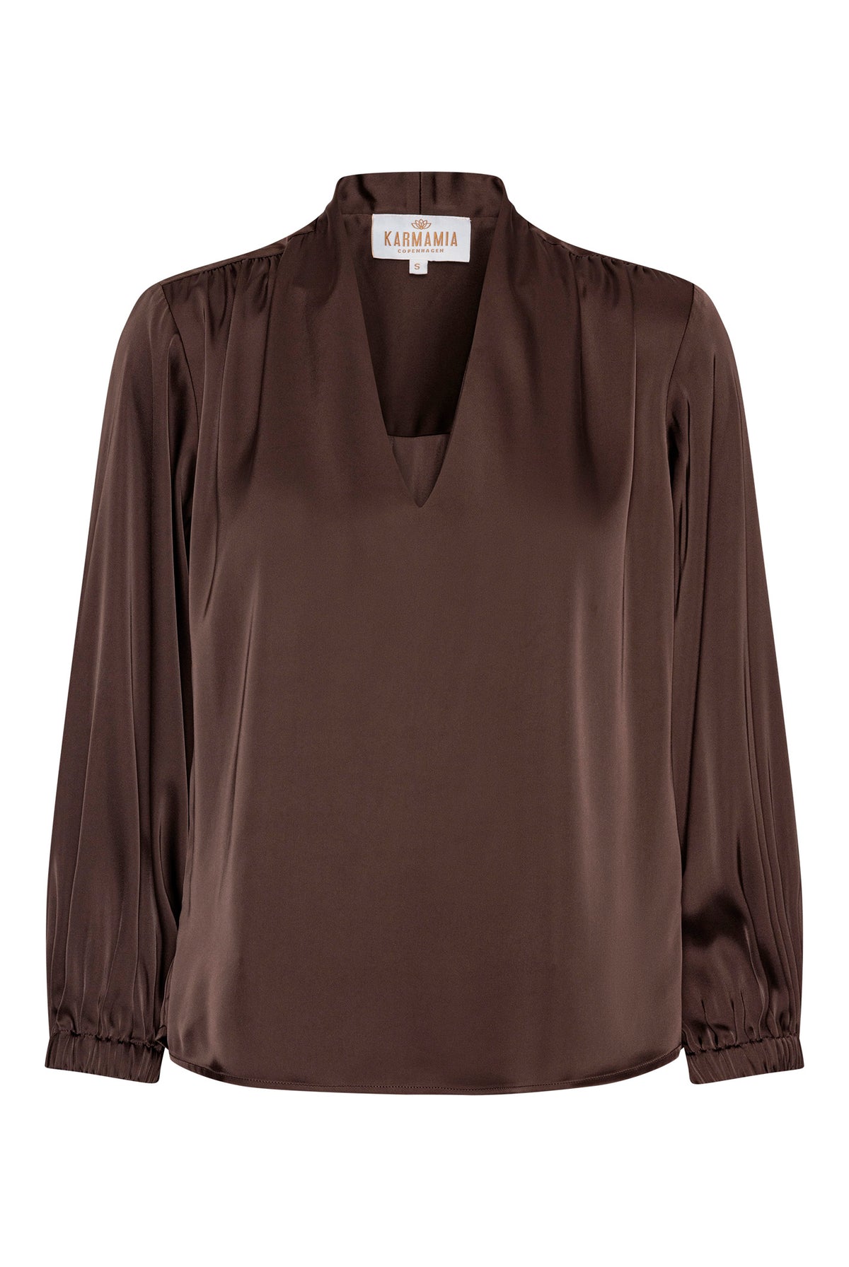 JODY BLOUSE Dark brown - 2499