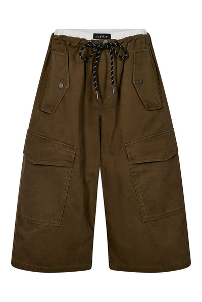 Pull On Cargo Bermudas ARMY - HL11005 Thumbnail