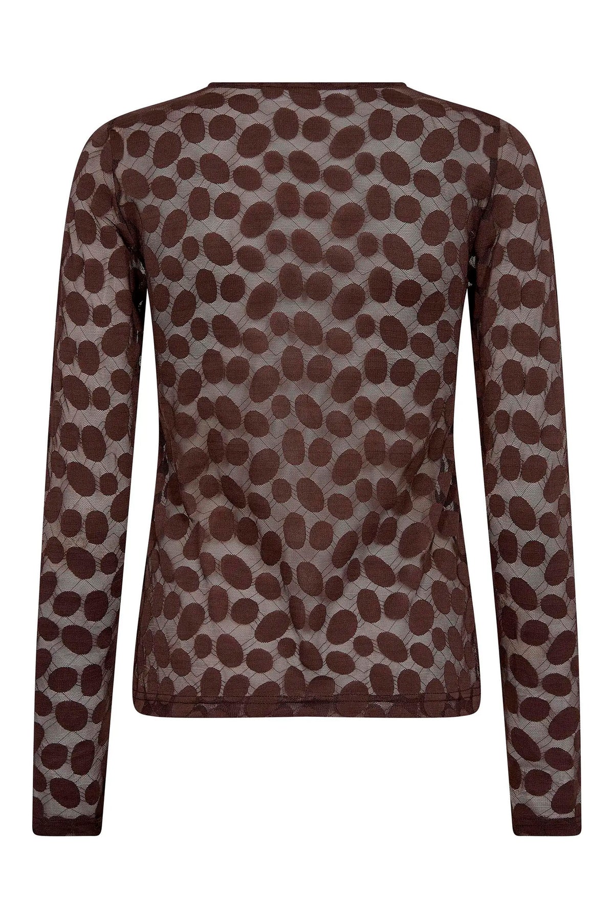PenolaCC O-Neck Blouse 20002-Brown - 500266
