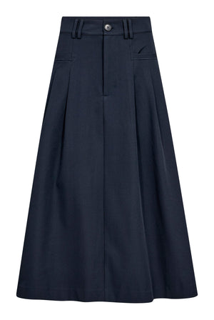 LunaCC New Pocket Pleat Skirt 40007-Navy - 500389