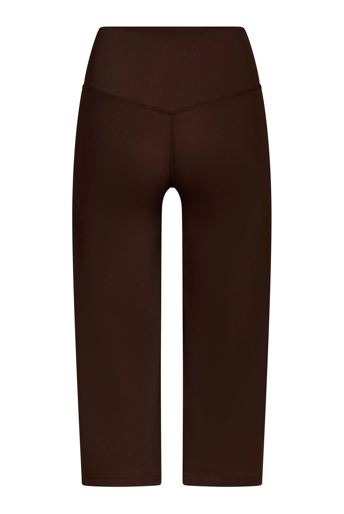 Lauri Wide Capri Pants Dark brown - 171241