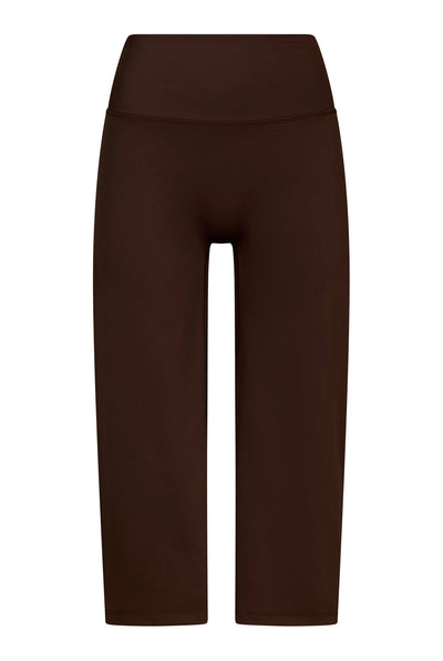 Lauri Wide Capri Pants Dark brown - 171241 Thumbnail