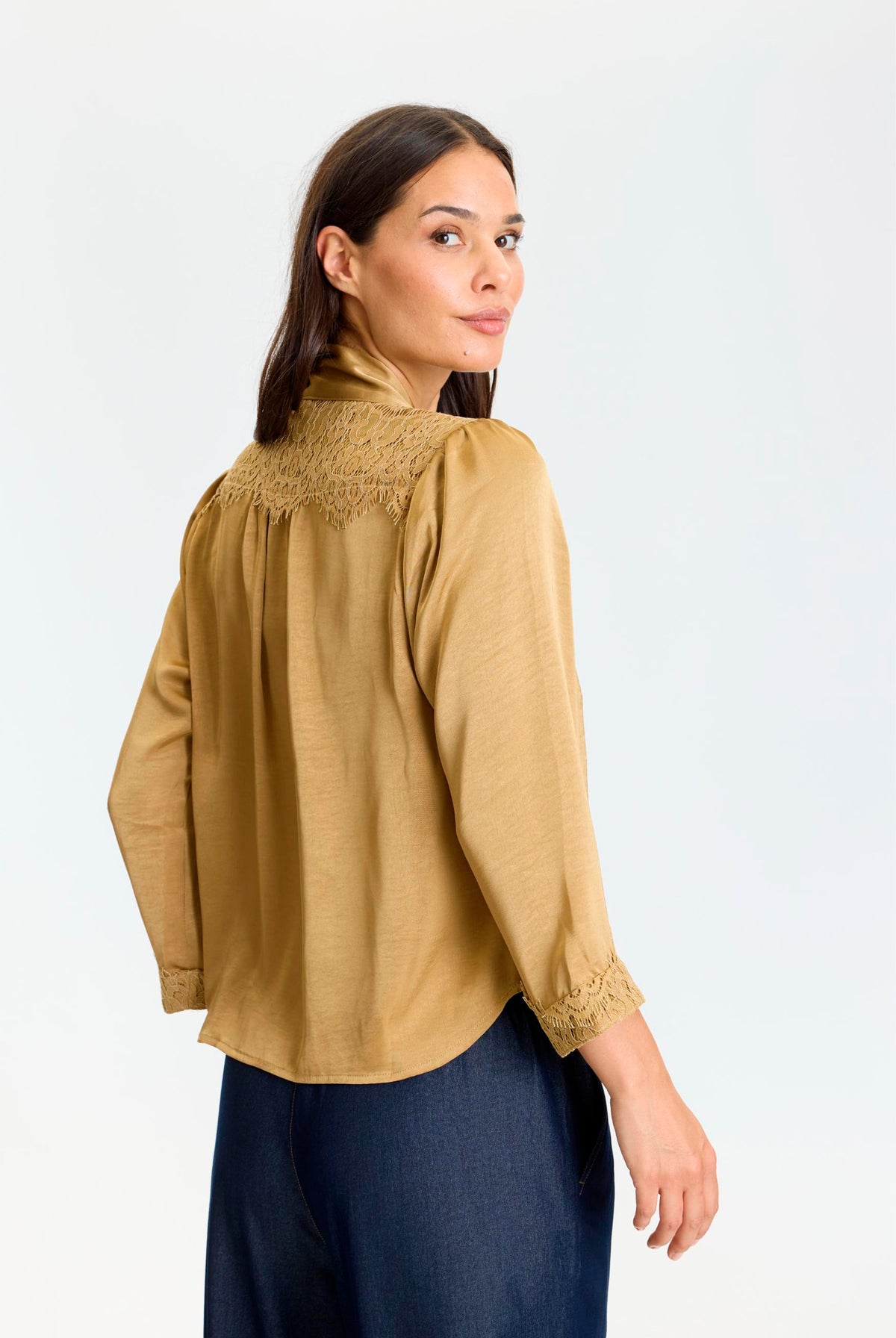Faye Blouse Brass - 17294