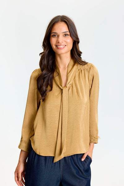 Faye Blouse Brass - 17294 Thumbnail
