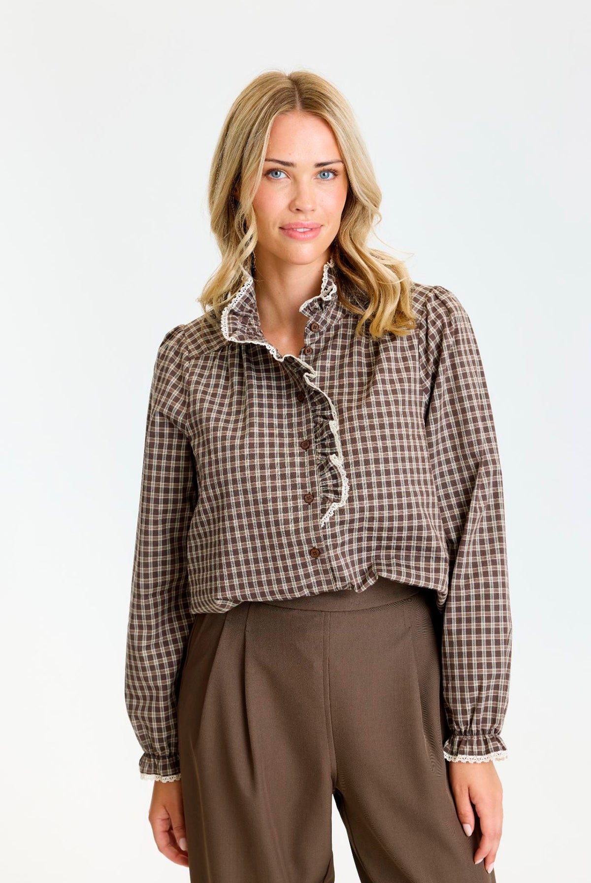 Cleo shirt Brown - 17290