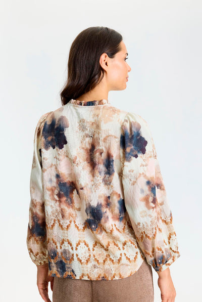 Cordelia blouse CREAM - 17316 Thumbnail