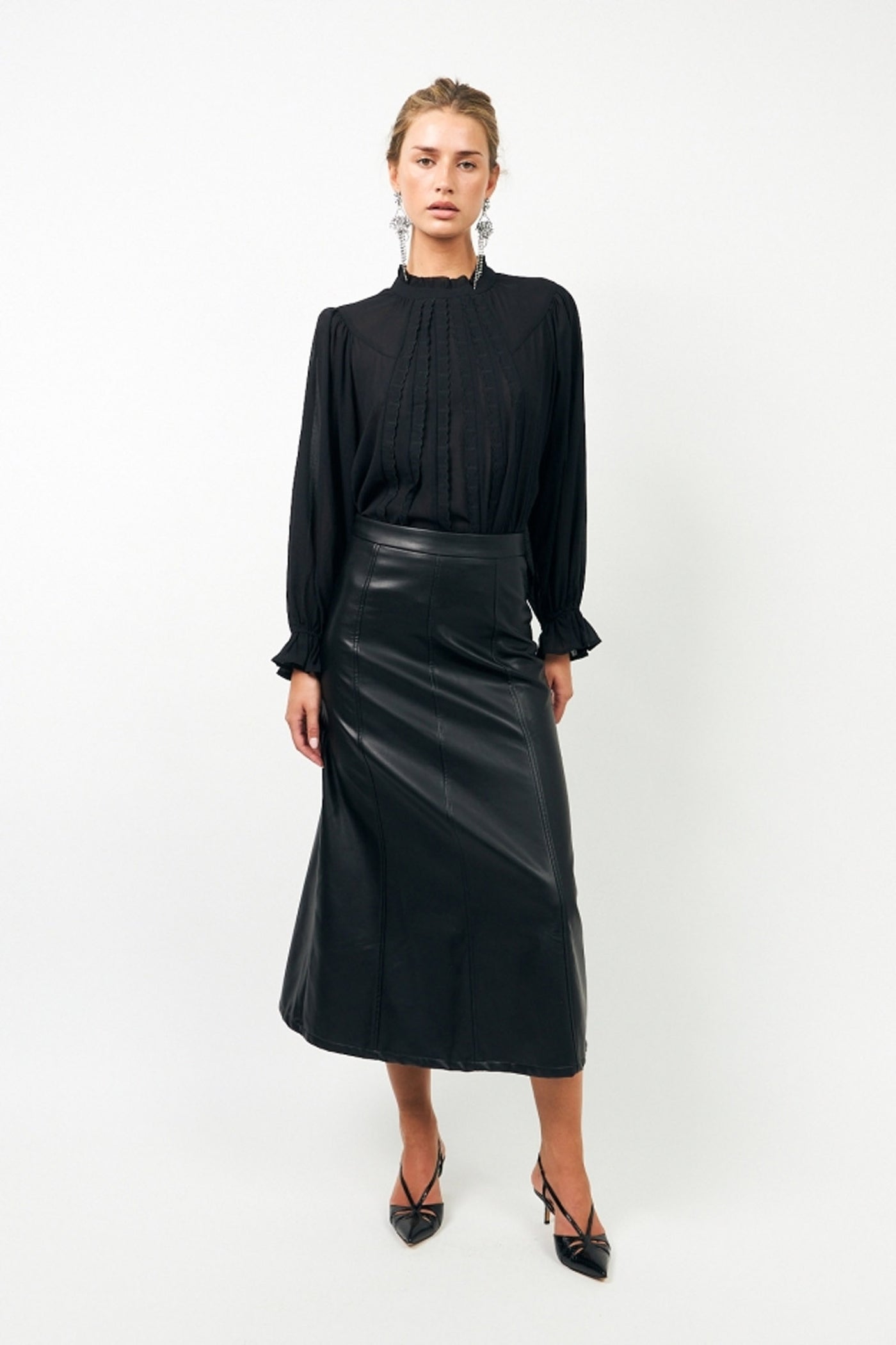 LaziseLL Maxi Skirt 99 Black - 25555-2013