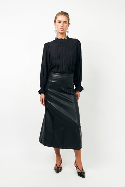 LaziseLL Maxi Skirt 99 Black - 25555-2013 Thumbnail