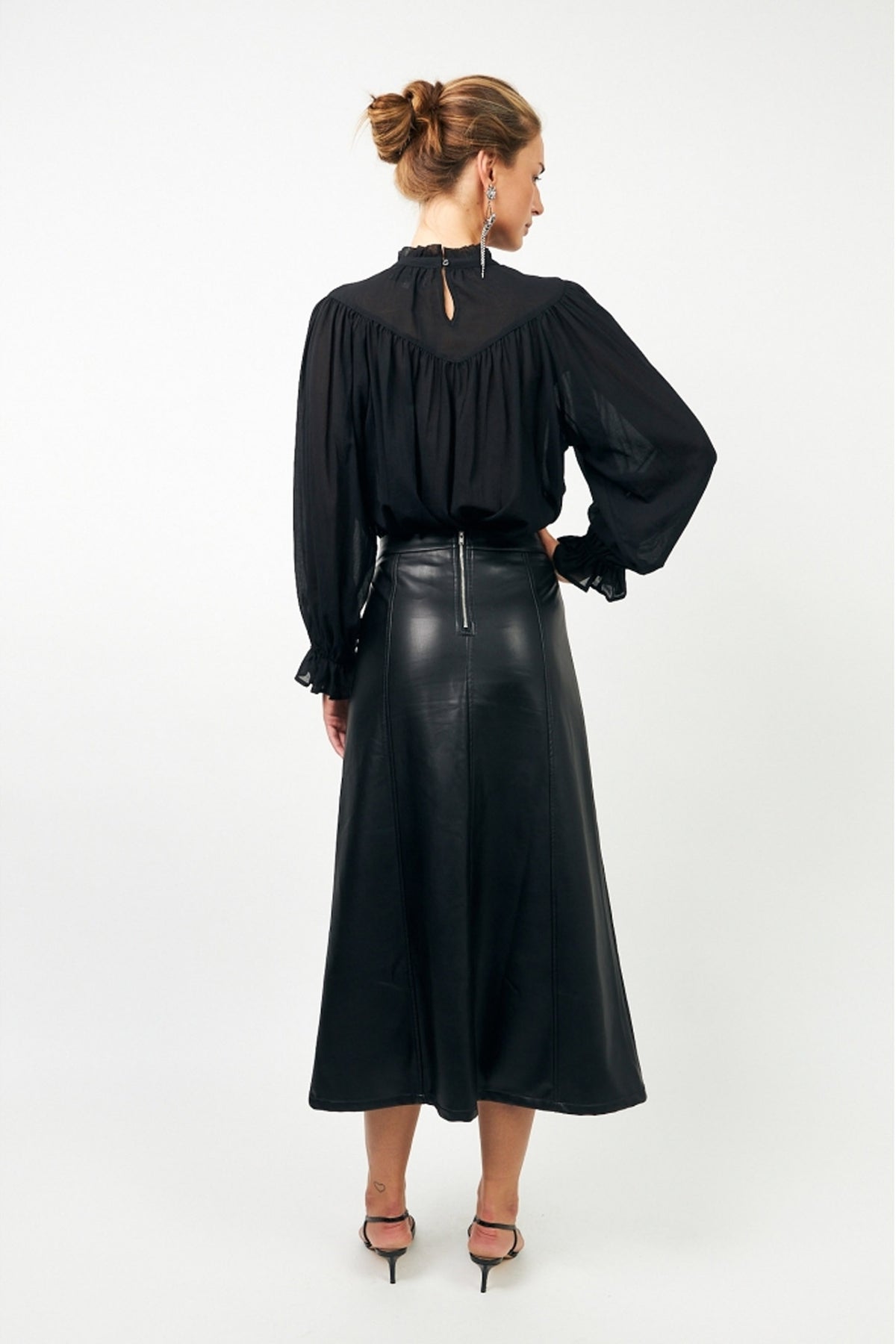 LaziseLL Maxi Skirt 99 Black - 25555-2013