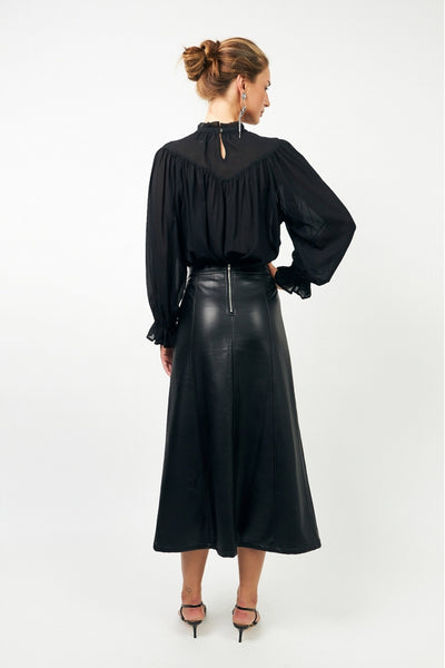 LaziseLL Maxi Skirt 99 Black - 25555-2013 Thumbnail