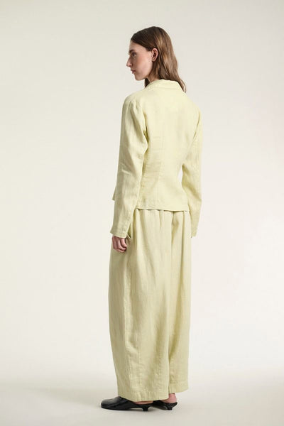 Lazy linen asymmetrisk jakke PERNOD - 261-2141-5560 Thumbnail