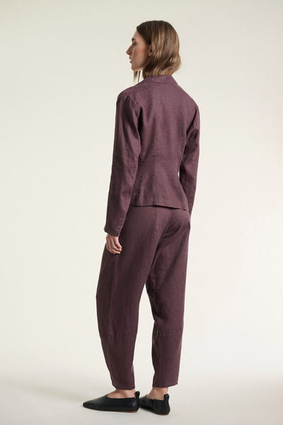 Lazy linen bukser RAISIN - 261-2141-4053 Thumbnail