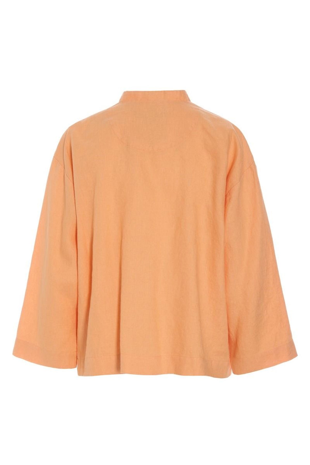 Lazy linen jakke med krave MELON - 261-2141-5561