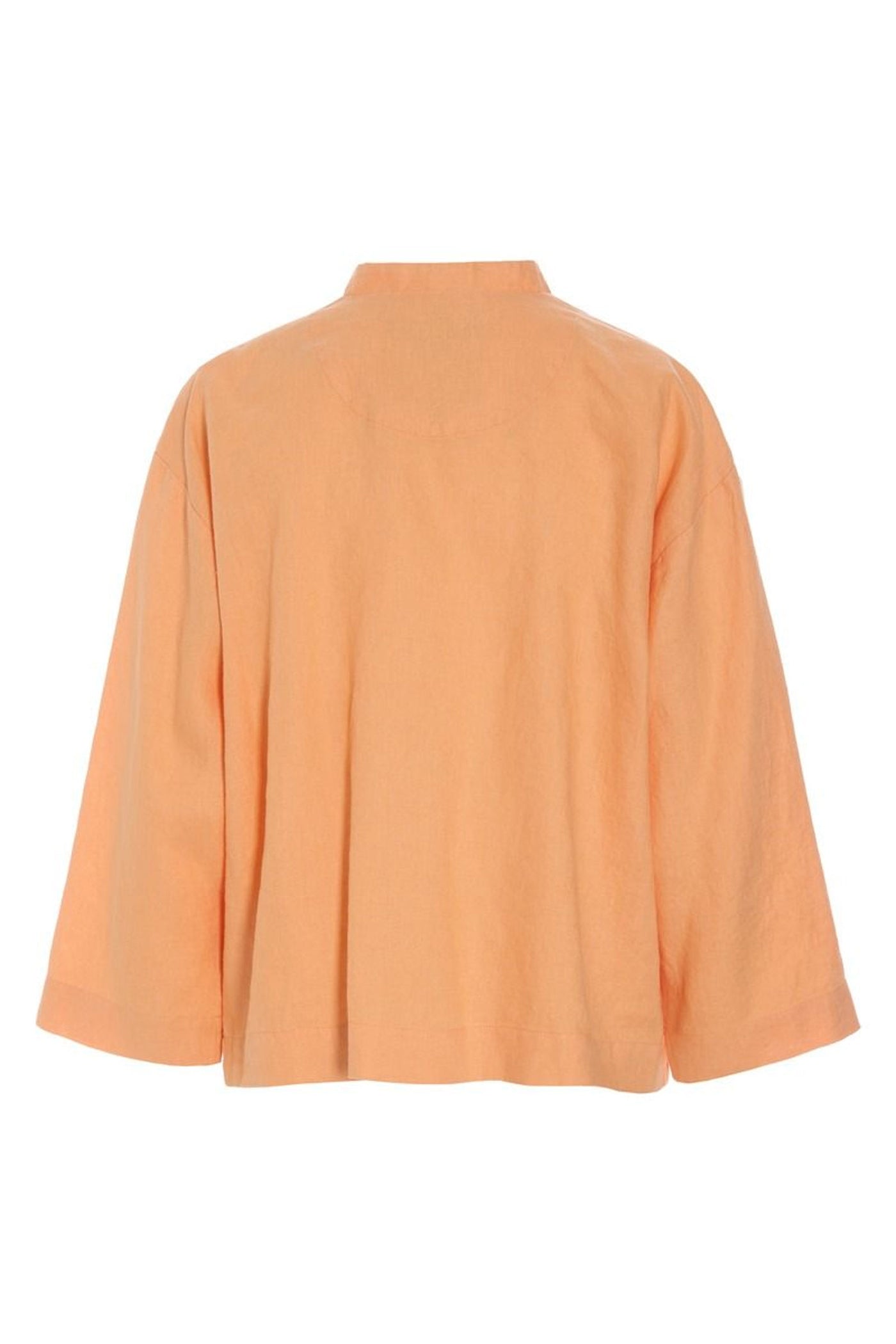 Lazy linen jakke med krave MELON - 261-2141-5561