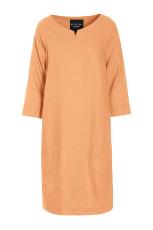 Lazy linen kjole MELON - 261-2141-5221