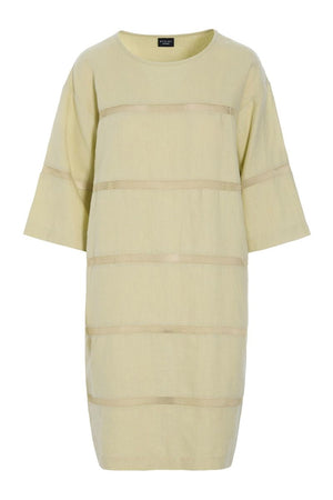 Lazy linen kjole med paneler PERNOD - 261-2141-5559
