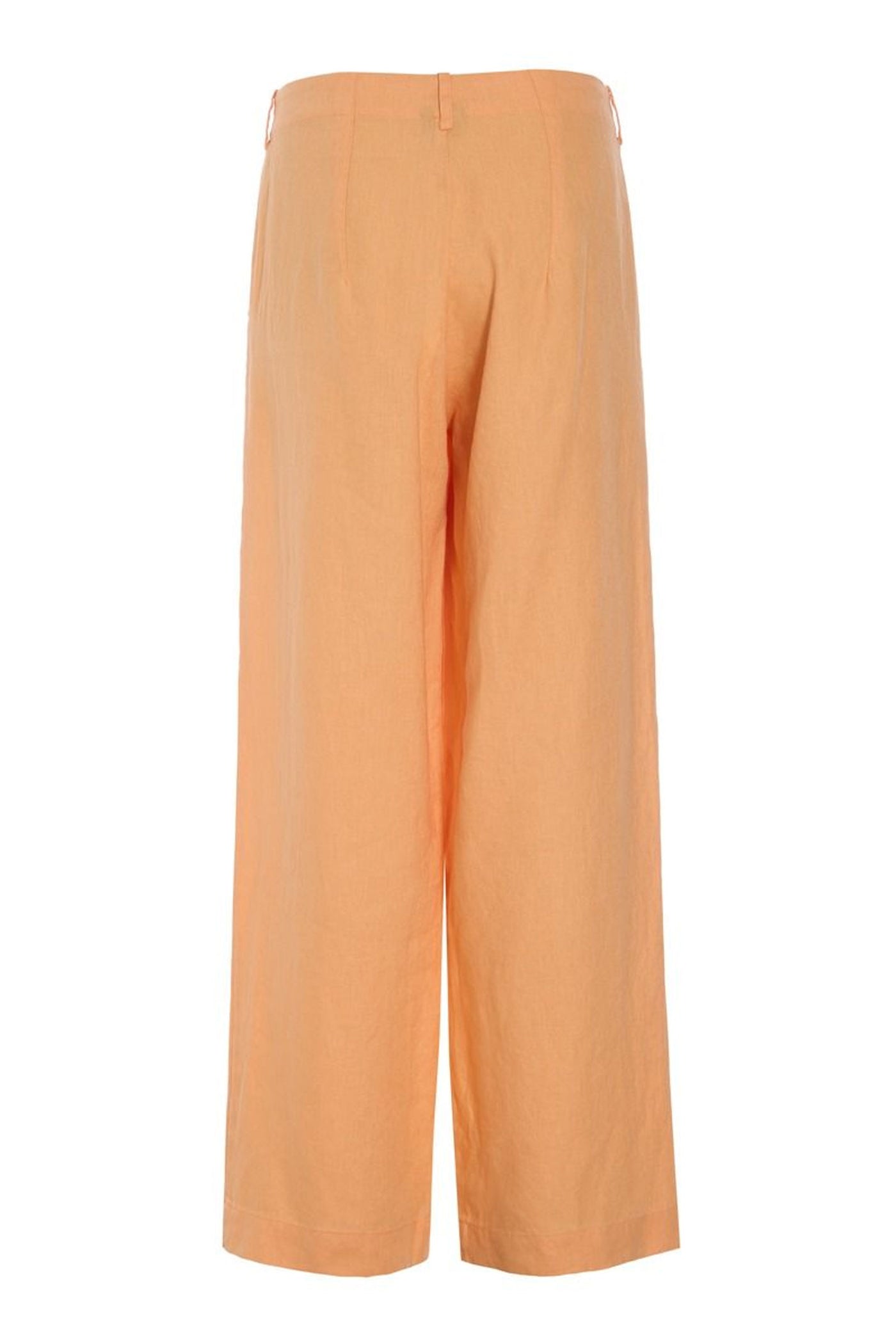 Lazy linen lige bukser MELON - 261-2141-5564