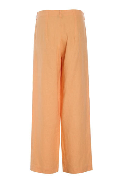Lazy linen lige bukser MELON - 261-2141-5564 Thumbnail