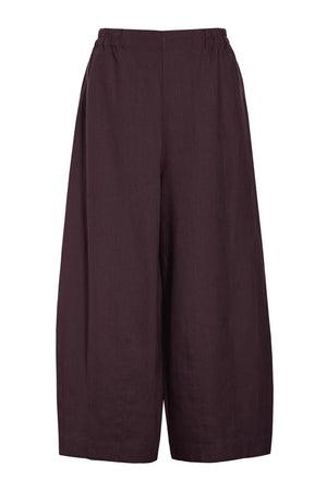 Lazy linen vide bukser RAISIN - 261-2141-5563