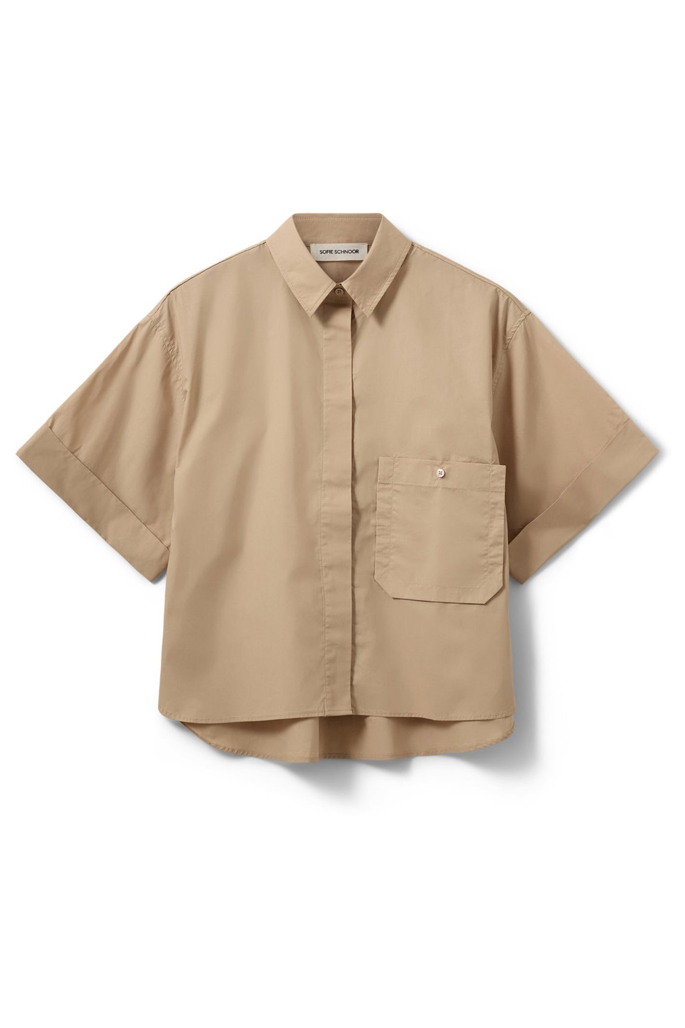 Leanasw Short Sleeve Shirt Beige - S262118