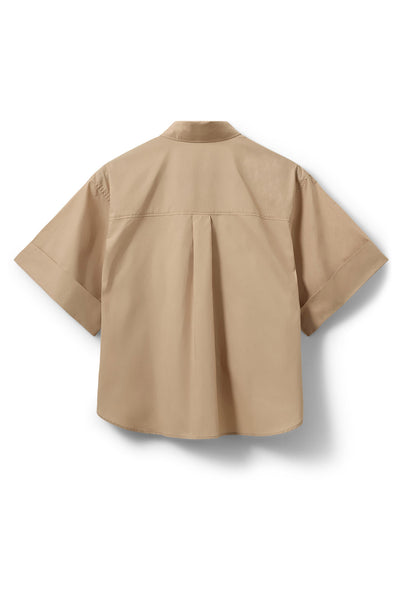 Leanasw Short Sleeve Shirt Beige - S262118 Thumbnail