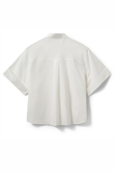 Leanasw Short Sleeve Shirt White Alyssum - S262118 Thumbnail