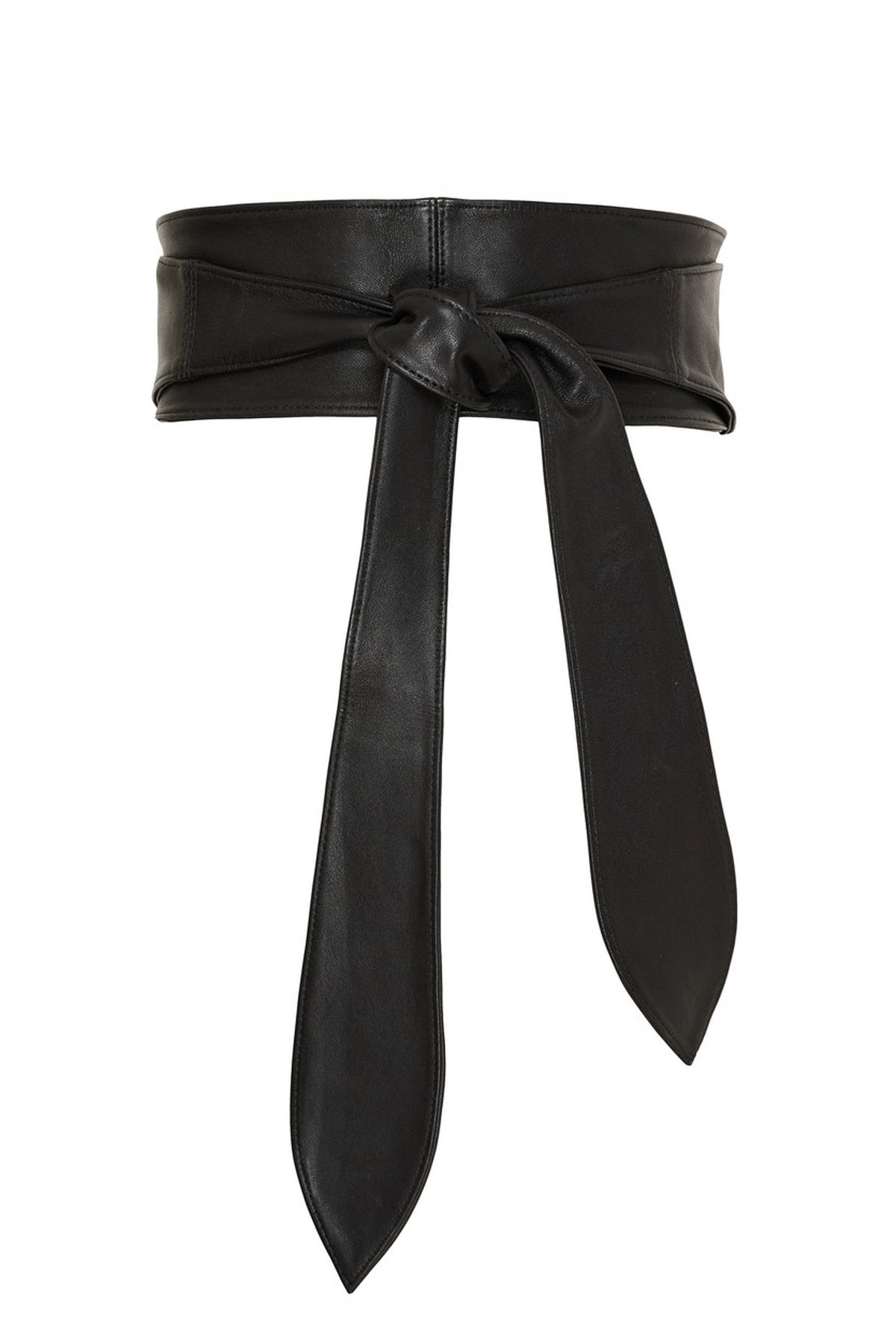 Leather Waist Belt Black - 180091