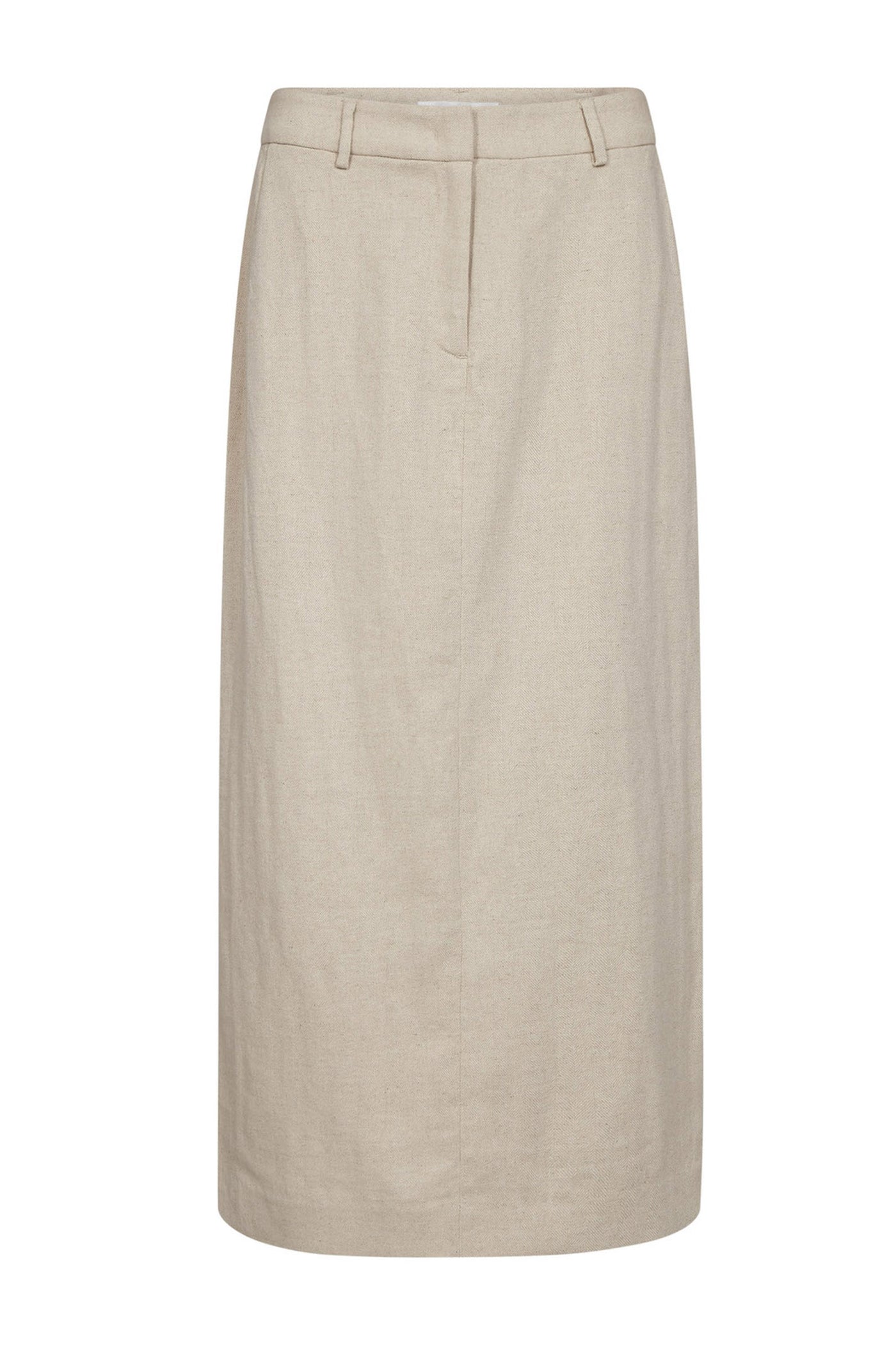 LeenaCC Linen Floor Skirt 199-Bone - 44008