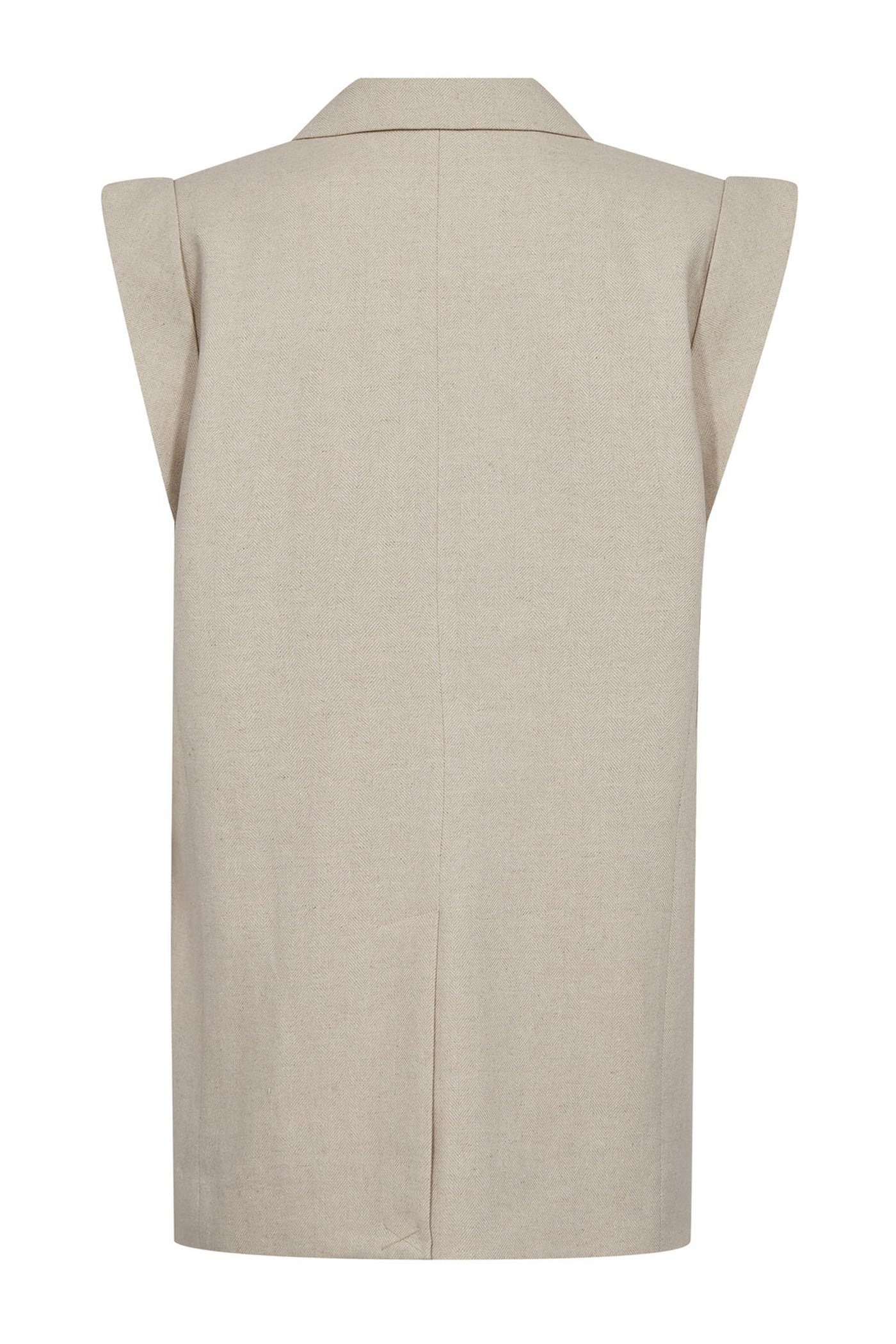 LeenaCC Linen Wing Vest 199-Bone - 40031