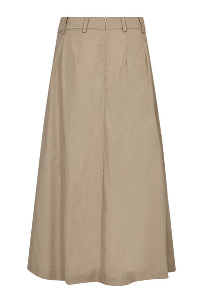 LeilaCC Anya Pleat Skirt 320-Bisquit - 44025 Thumbnail