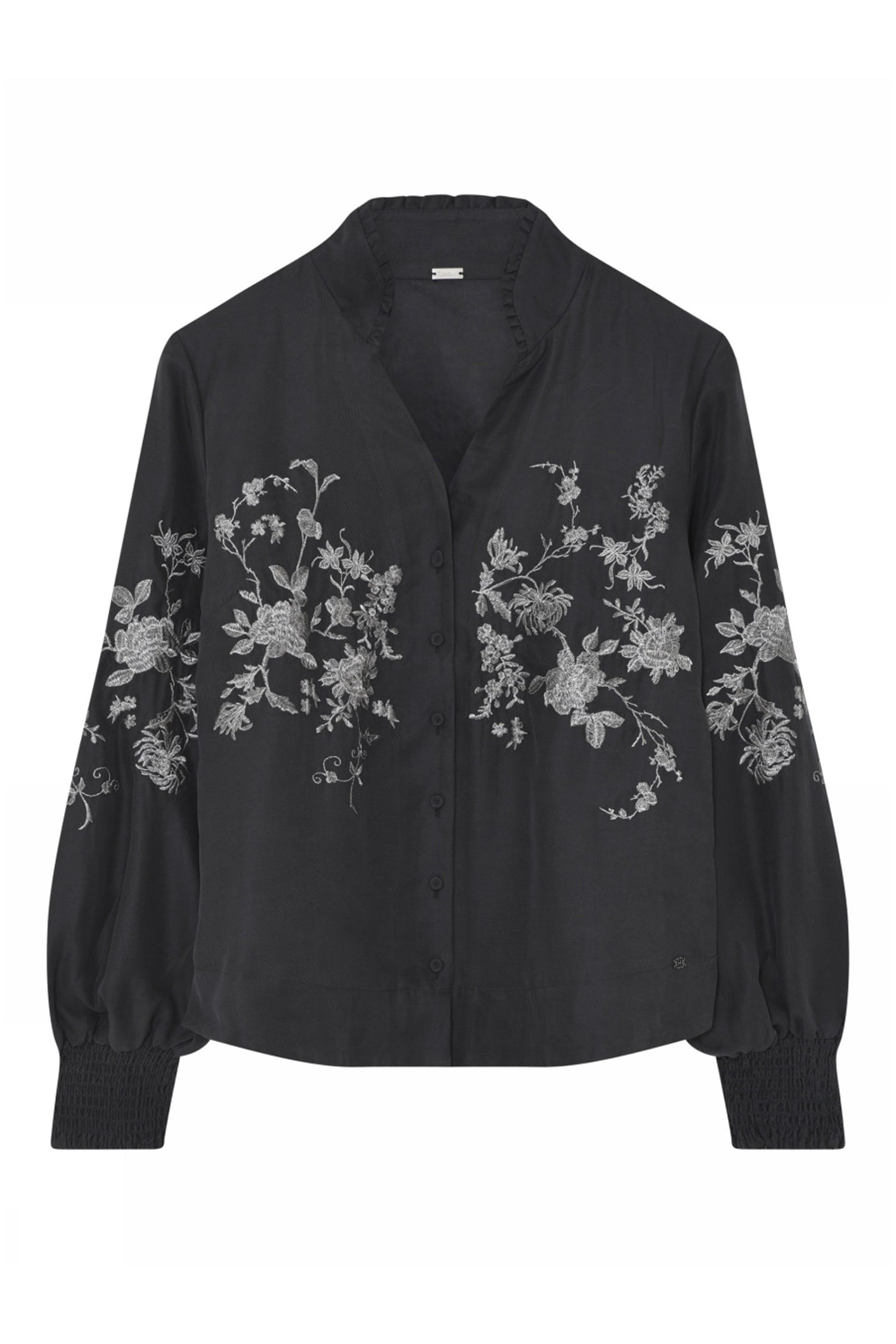 Naja, embroidery shirt 1982-Dark Grey - 59606/7600