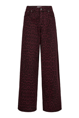 LeoCC Wide Long Pant 87-Winered - 31318